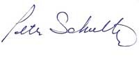 Peter Schultz Signature